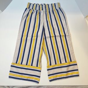 My Michelle Girls striped wide leg pants size M